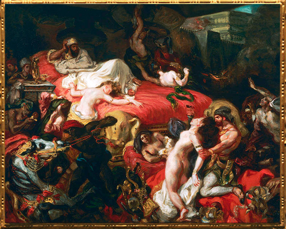 D'après La Mort de Sardanapale, Eugène Delacroix, 1827, XIXe siècle. (Marsailly/Blogostelle) (Marsailly/Blogostelle)