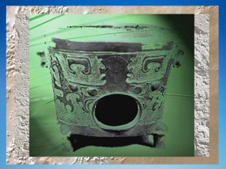 D'après un fourneau en Bronze, dynastie Song, Xe-XIIIe siècle, Chine ancienne. (Marsailly/Blogostelle)