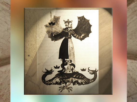 D'après l'iconographie alchimique occidentale, l'union des opposés et l'épée. (Marsailly/Blogostelle)