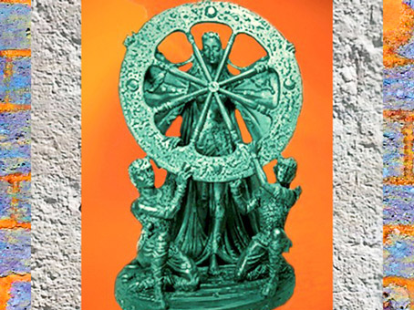 D'après une image d'Arianrhod-Roue d'Argent, déesse galloise. (Marsailly/Blogostelle)