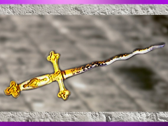 D'après l'épée maçonnique dite de La Fayette, début XIXe siècle. (Marsailly/Blogostelle)