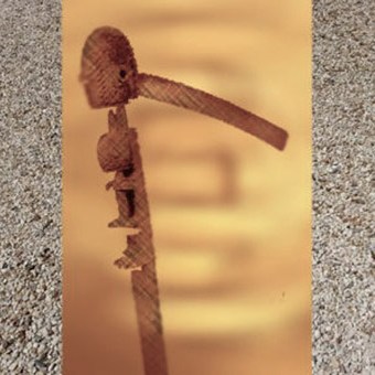 D'après une hache de cérémonie, Dogon, Mali, art Africain. (Marsailly/Blogostelle)