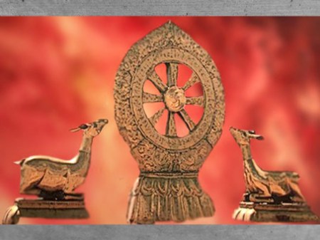 D'après la Roue de la Loi du Bouddha sur le modèle de Lhassa. (Marsailly/Blogostelle)