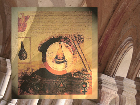 D'après le creuset alchimique, matrice au sein de laquelle mûrissent les métaux afin d'obtenir la transmutation du plomb en or, extrait de L'Alchimie de Flamel, du Chevalier Denys Molinier, XVIIIe siècle, France. (Marsailly/Blogostelle)