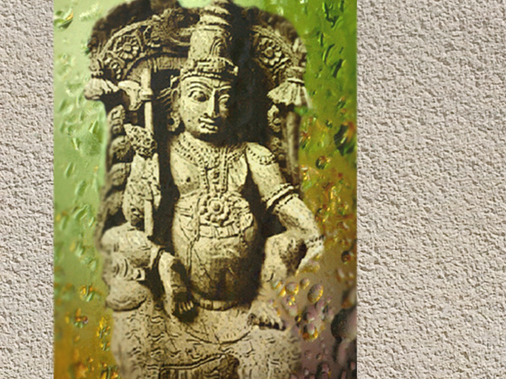 D'après le dieu védique Soma, présenté comme l'âme et le centre du sacrifice dans le Rig-Veda, Inde ancienne. (Marsailly/Blogostelle)