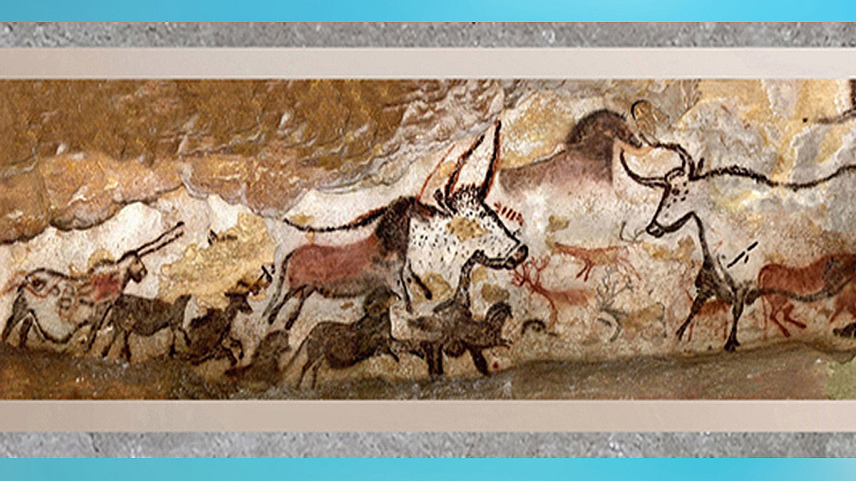 D'après l'art paléolithique, art magdalénien, la préhistoire. (Marsailly/Blogostelle)