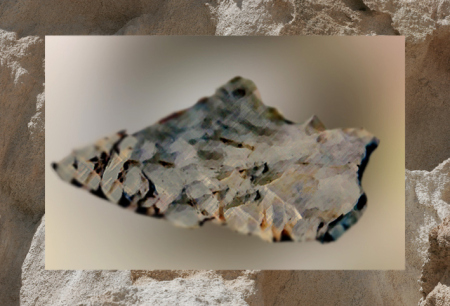 D'après un racloir, silex, sommaire Préhistoire, histoire de l'art. (Marsailly/Blogostelle)