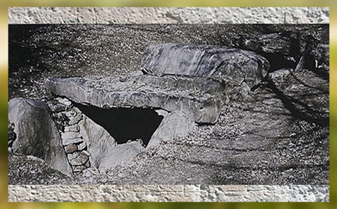 D'après une hypogée à grande dalle, Presle, îIe-de-France, monument mégalithique, néolithique. (Marsailly/Blogostelle)