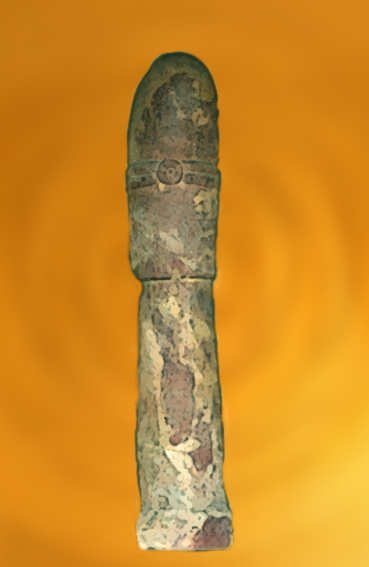 D'après le lingam ou linga, symbole de la puissance du dieu Shiva, Inde ancienne. (Marsailly/Blogostelle)