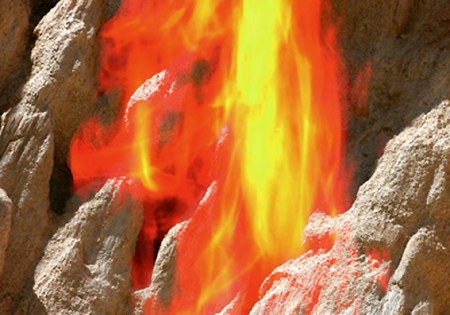 D'après le thème du Feu, dont le culte inspire les pratiques rituelles et spirituelles des peuples indo-européens. (Marsailly/Blogostelle)