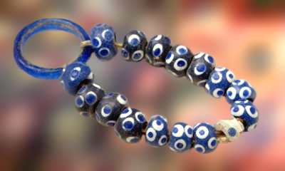 D'après des perles de verre, La Tène, sommaire âge du Fer. (Marsailly/Blogostelle)