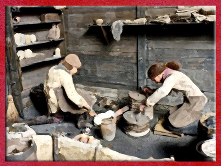 D'après un atelier de bronzier, oppidum de Bibracte, La Tène, Gaule celtique. (Marsailly/Blogostelle)