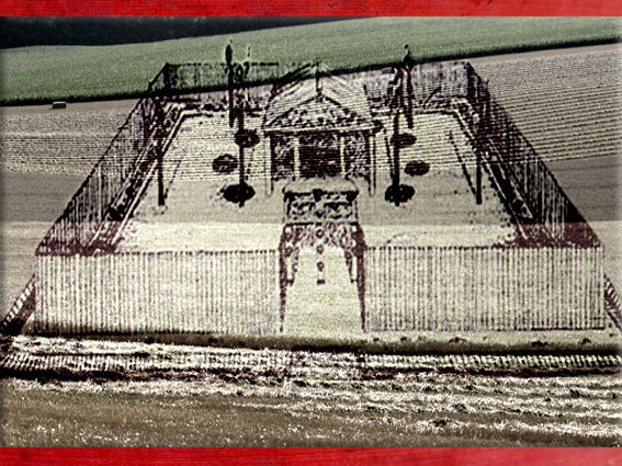 D'après un sanctuaire celte, Gournay-sur-Aronde, Oise, reconstitution, IVe-Ier siècle avjc, âge du Fer, Gaule celtique. (Marsailly/Blogostelle)