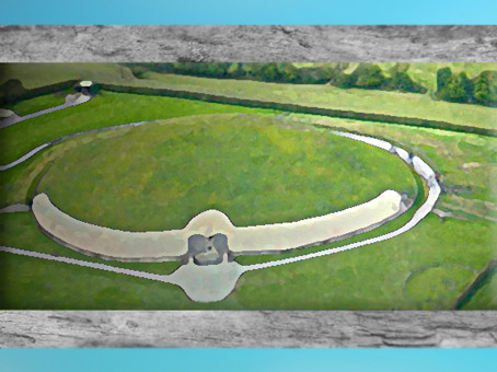 D'après le tumulus mégalithique de Newgrange, Irlande, période néolithique. (Marsailly/Blogostelle)