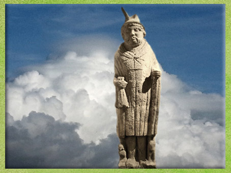 D'après le Mercure de Lezoux, dieu gaulois, Auvergne, Ier-IVe siècle, Gaule Romaine, France. (Marsailly/Blogostelle)