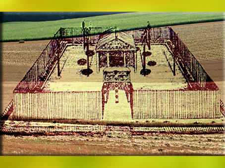 D'après le sanctuaire celte de Gournay-sur-Aronde, Oise, reconstitution, IVe-Ier siècle avjc, âge du Fer, Gaule celtique. (Marsailly/Blogostelle)