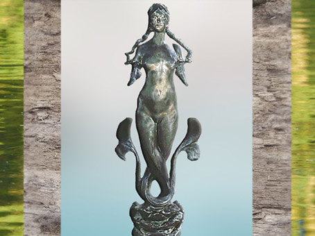 D'après la Fée Morgane, ronde bosse, Roche Pierre, Fernand Massignon, 1904. (Marsailly/Blogostelle)