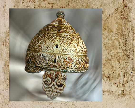 D'après le casque d'Agris, style végétal continu, IVe siècle avjc, Charente, en France. (Marsailly/Blogostelle.)