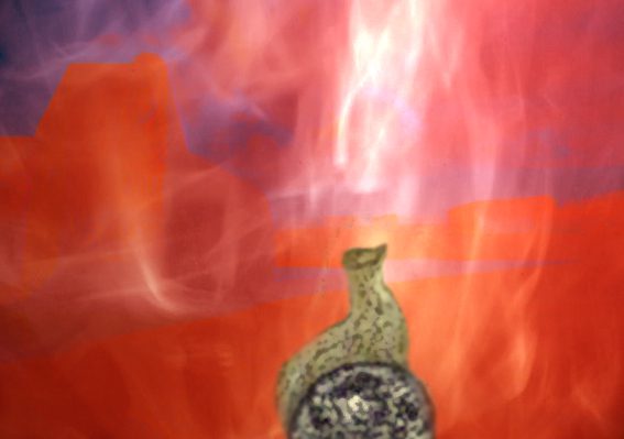 D'après le culte du Feu, période védique, Inde ancienne.(Marsailly/Blogostelle)