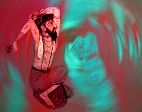 D'après le thème du Samsâra, la loi de la transmigration, spiritualité, Inde ancienne. (Marsailly/Blogostelle)