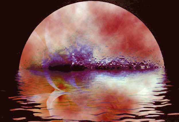 D'après le thème des Eaux Primordiales, période védique, Inde ancienne. (Marsailly/Blogostelle)