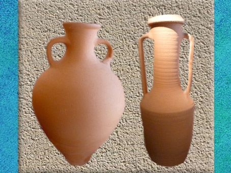 D'après des amphores, céramique, Barzan, Charente Maritime, Gaule Romaine, France. (Marsailly/Blogostelle)