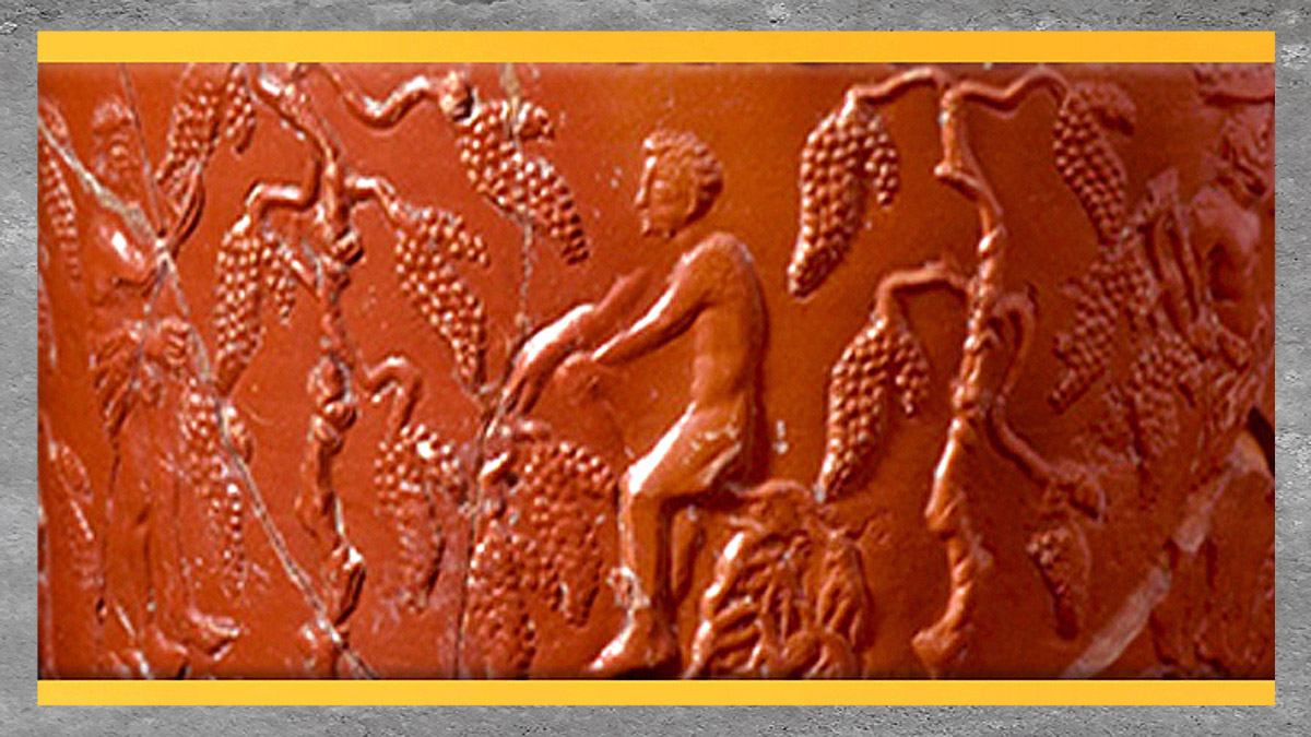 D'après une céramique sigillée, Gaule romaine, histoire de l'art. (Marsailly/Blogostelle)