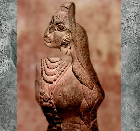 D'après une Yakshî parée, Bharhût, début Ier siècle avjc, Madhya Pradesh, Nord, Inde ancienne. (Marsailly/Blogostelle)