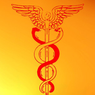 D'après le symbole du caducée, deux courants autour de l'axe central. (Marsailly/Blogostelle)