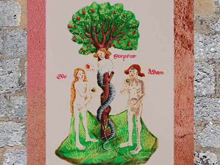 D'après une image de l'Arbre du Paradis, vers 1450, John Lydgate, The Fall of Princes. (Marsailly/Blogostelle)