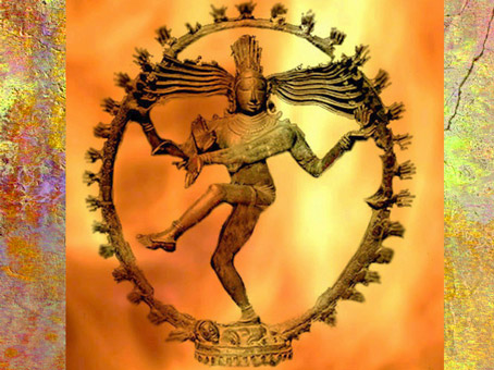 D’après le dieu Shiva Natarâja dans sa Roue de feu, comparable à un arbre de feu, danse cosmique, art Chola, X-XIe siècle, Inde ancienne. (Marsailly/Blogostelle)