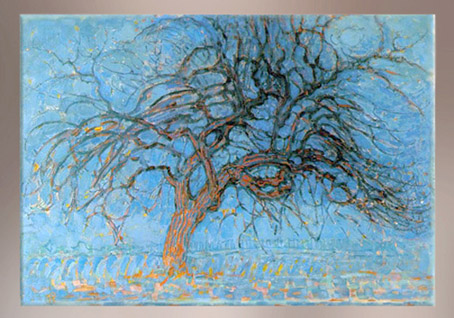D'après L'Arbre rouge, 1909, Piet Mondrian, début XXe siècle. (Marsailly/Blogostelle)