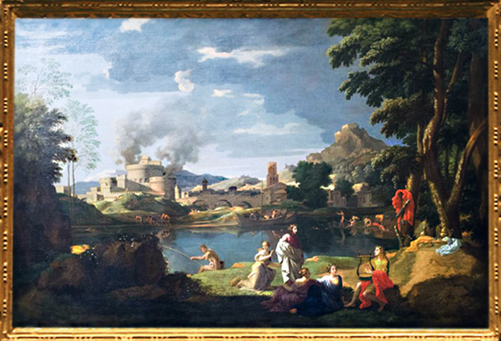 D'après Orphée et Eurydice, Nicolas Poussin, 1650-1653, XVIIe siècle, classicisme, France. (Marsailly/Blogostelle)