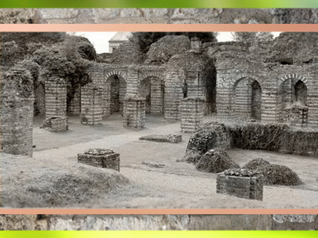 D'après les cryptoportiques antiques de Bavay, Bagacum, Ier - IIIe siècle apjc, Nord, France, Gaule Romaine. (Marsailly/Blogostelle)