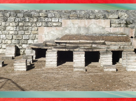 D'après le site antique de Barzan, thermes et système de chaufferie, IIe siècle, Charente-Maritime, France, Gaule Romaine. (Marsailly/Blogostelle)