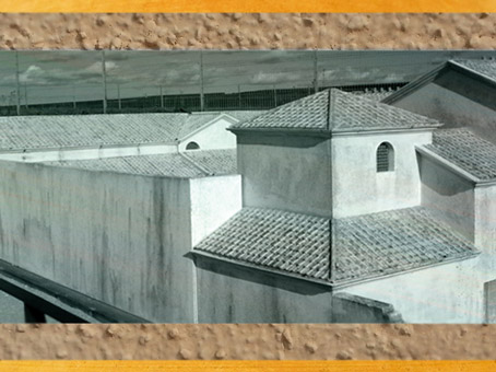 D'après la maquette des Thermes de Barzan, IIe siècle apjc, Charente-Maritime, France, Gaule Romaine. (Marsailly/Blogostelle)