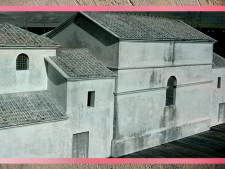 D'après la maquette des Thermes de Barzan, IIe siècle apjc, Charente-Maritime, France, Gaule Romaine. (Marsailly/Blogostelle)