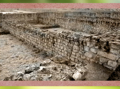 D'après les vestiges des Thermes de Barzan, IIe siècle, Charente-Maritime, France, Gaule Romaine. (Marsailly/Blogostelle)