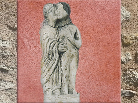 D'après des Amoureux, statuette, terre cuite, Gaule Romaine. (Marsailly/Blogostelle)