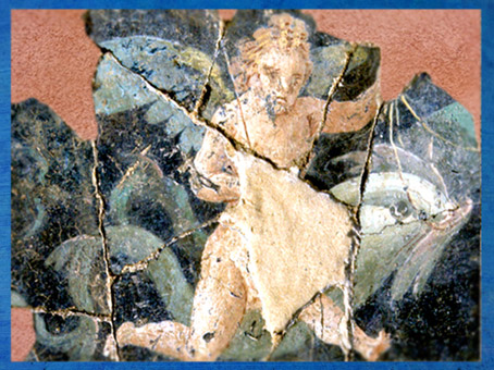 D’après un fragment de mosaïque, villa de Plassac, Ier - début Ve siècle apjc, Gironde, France, Gaule Romaine. (Marsailly/Blogostelle)