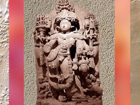 D'après Shiva sous sa forme Terrible, Bhairava, XIIIe siècle apjc, époque Hoysala, Karnataka, Inde médiévale du Sud. (Marsailly/Blogostelle)