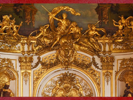 D'après Diane Chasseresse et le Cerf-trophée, François-Antoine Vassé, Galerie Dorée, Hôtel de Toulouse (Banque de France), Paris, France, XVIIIe siècle. (Marsailly/Blogostelle)