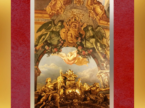 D'après l'Allégorie de la Victoire de la Marine, ouvrage sculpté de François-Antoine Vassé, Galerie Dorée, Hôtel de Toulouse (Banque de France), Paris, France, XVIIIe siècle. (Marsailly/Blogostelle)