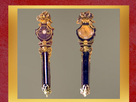 D'après les baromètres d’André-Charles Boulle, vers 1720, Hôtel de Toulouse, Paris, France, XVIIIe siècle. (Marsailly/Blogostelle)