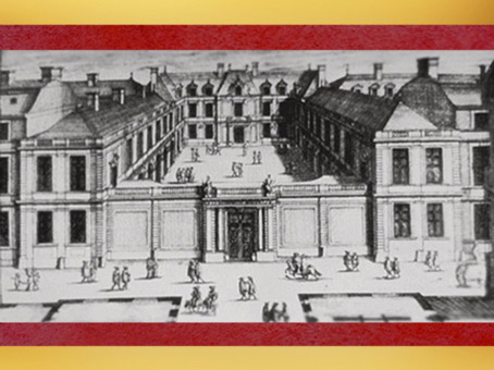 D’après l’hôtel de La Vrillière, construit par François Mansart, dessin de Jean Marot, 1650 apjc, XVIIe siècle. (Marsailly/Blogostelle)