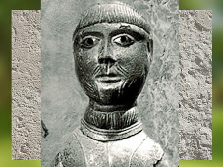 D'après les traits du Dieu de Saint-Maur, bronze, Ier siècle apjc, Gaule Romaine. (Marsailly/Blogostelle)