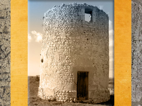 D’après le Fâ de Barzan, temple circulaire, IIe siècle apjc, Charente Maritime, France, Gaule Romaine. (Marsailly/Blogostelle)