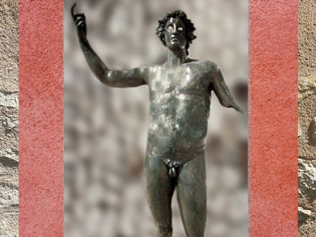 D'après Mars, Mercure, Apollon, dit dieu de Coligny, fin Ier siècle apjc, Lyon, Gaule Romaine. (Marsailly/Blogostelle)