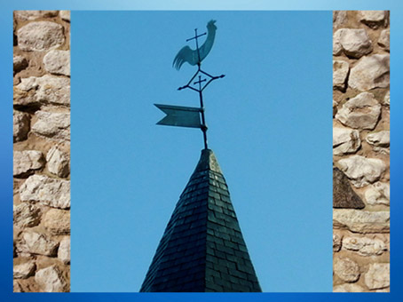 D'après le coq gaulois au sommet des clochers des villages, France. (Marsailly/Blogostelle)