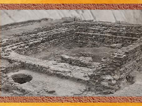 D'après les vestiges du temple antique et du sanctuaire gaulois de Tintignac, IIe siècle avjc - IIIe siècle, Corrèze, France, Gaule Celtique et Romaine. (Marsailly/Blogostelle)